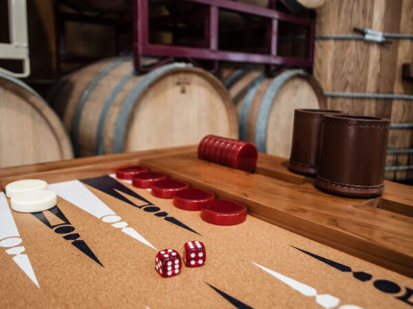 Newport Master Backgammon Table Upclose