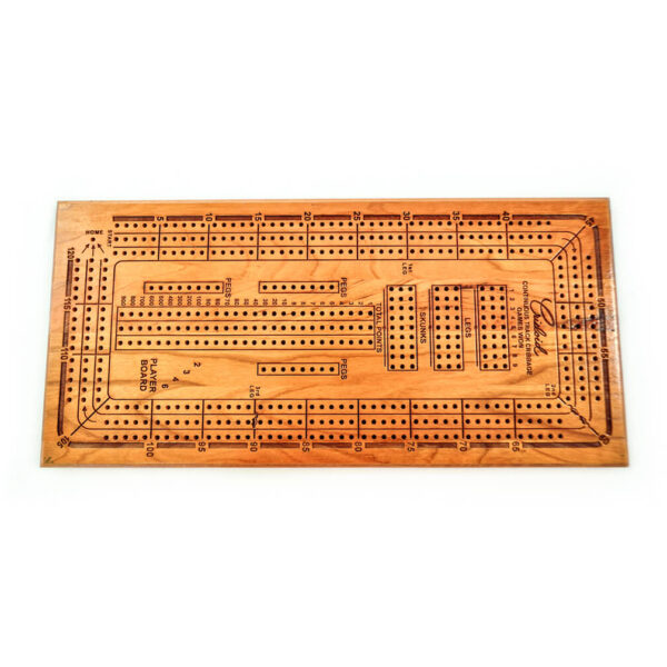 Crisloid Cribbage Engraved Three-Player Board