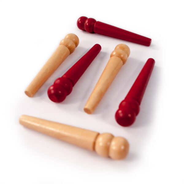 Large Cribbage Board Pegs Cherry Wood