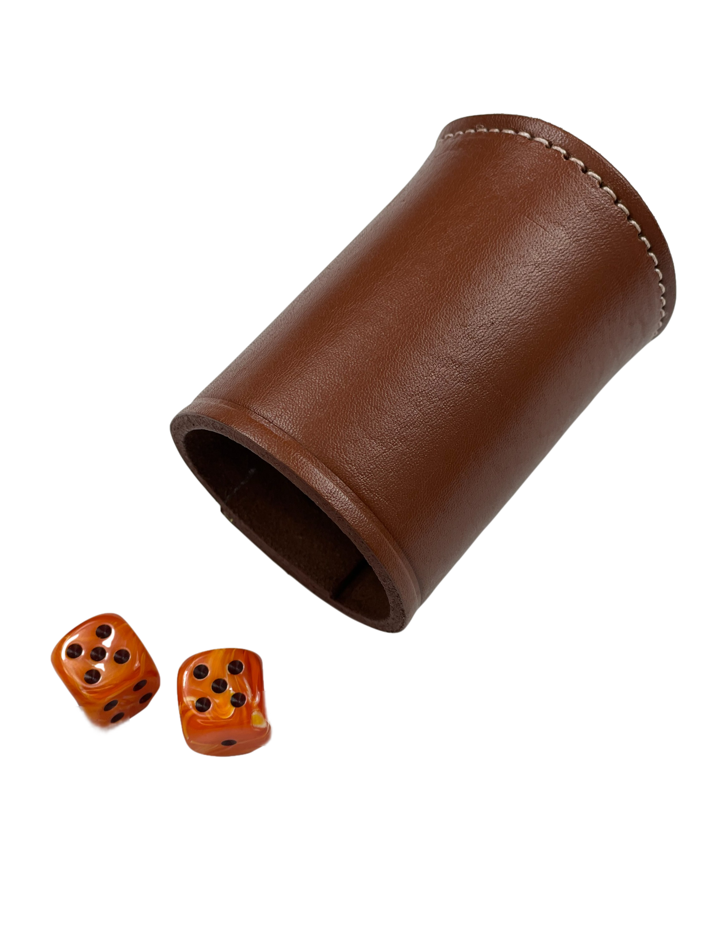 leather dice cup